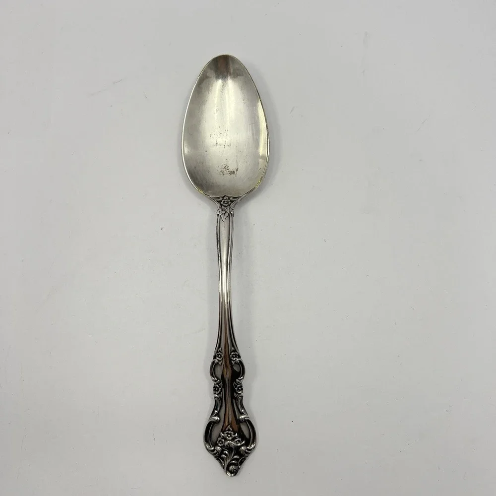 International Silver Orleans Serving Tablespoon‎ Silverplate Flatware 1964 Vtg